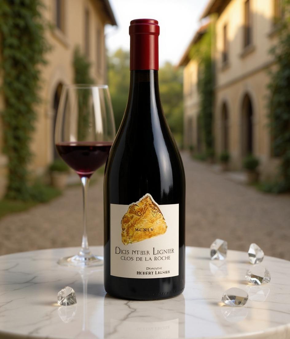 Domaine Hubert Lignier Clos de la Roche Grand Cru wine bottle