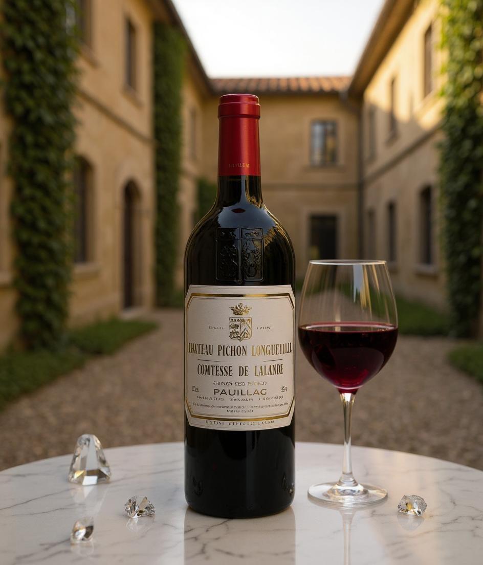 Chateau Pichon Longueville Comtesse de Lalande 2011 vintage wine bottle