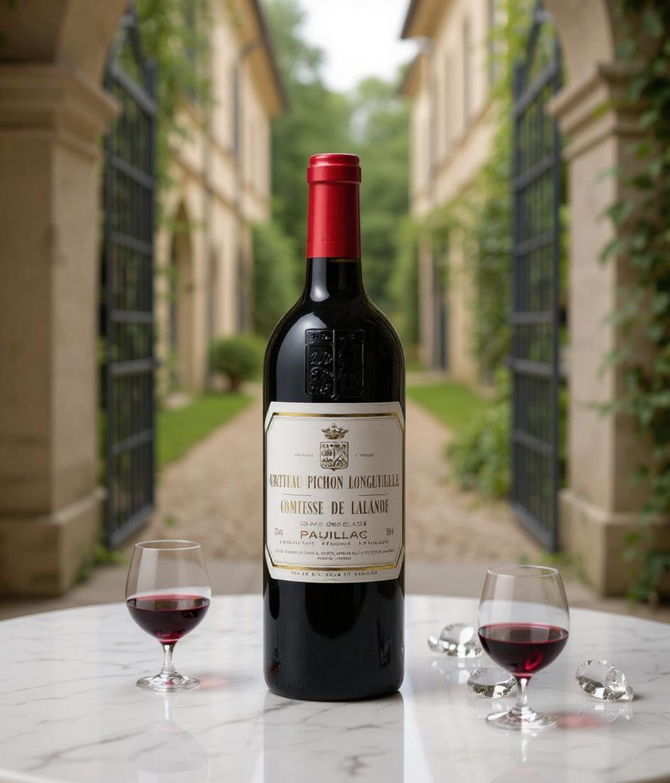 Chateau Pichon Longueville Comtesse de Lalande 2009 wine bottle