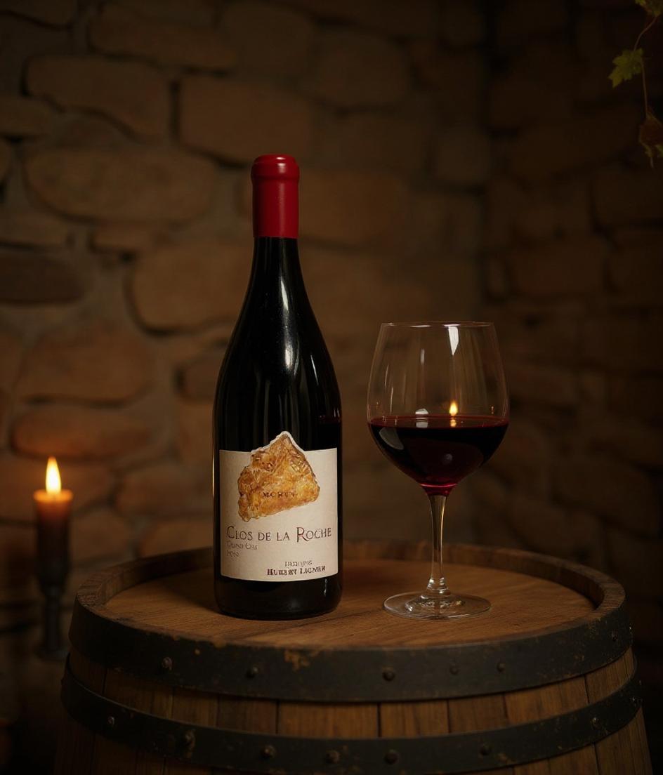 Domaine Hubert Lignier Clos de la Roche Grand Cru vineyard and cellar