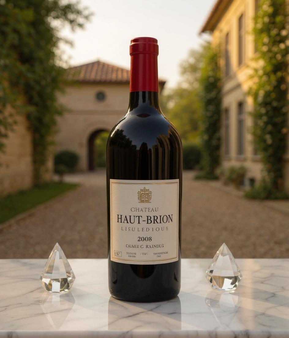 Chateau Haut-Brion 2008 Bordeaux collectible wine luxury bottle