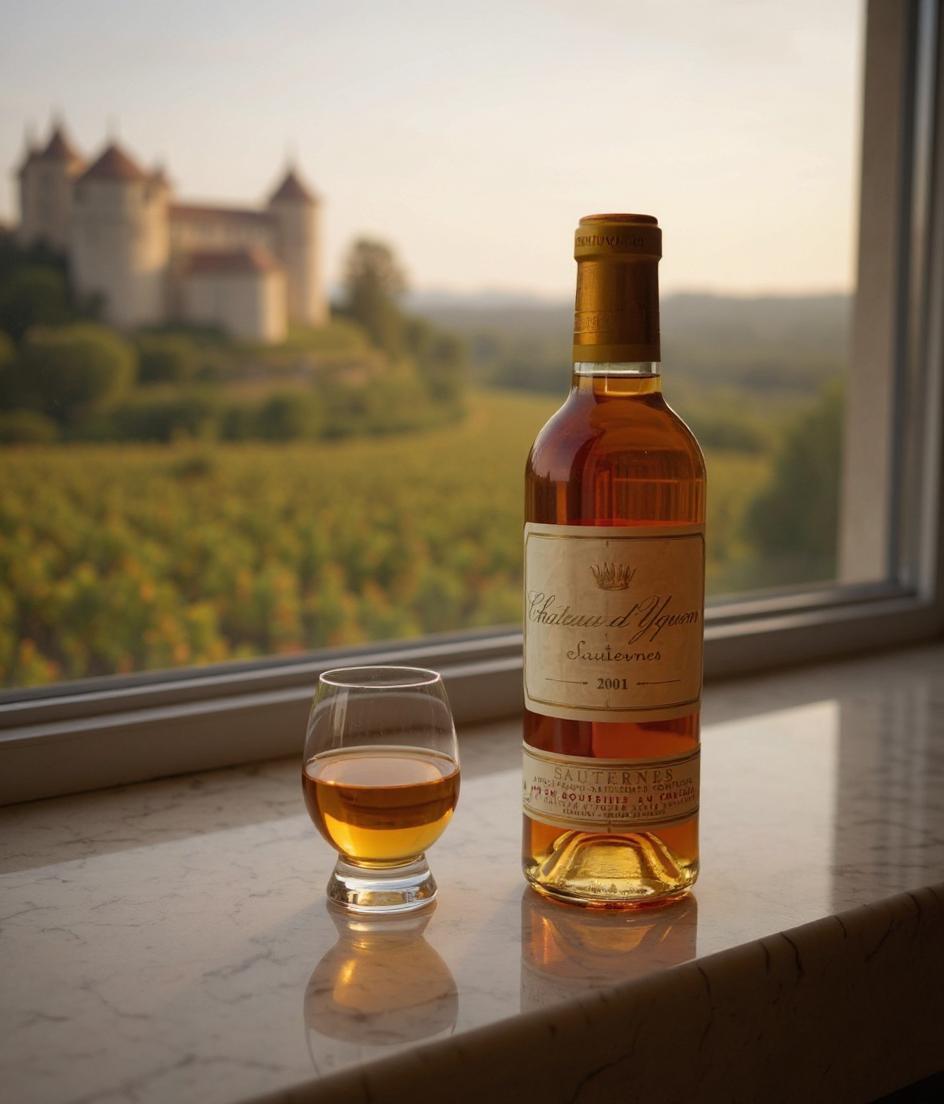 Chateau d'Yquem 2001 half bottle Sauternes dessert wine