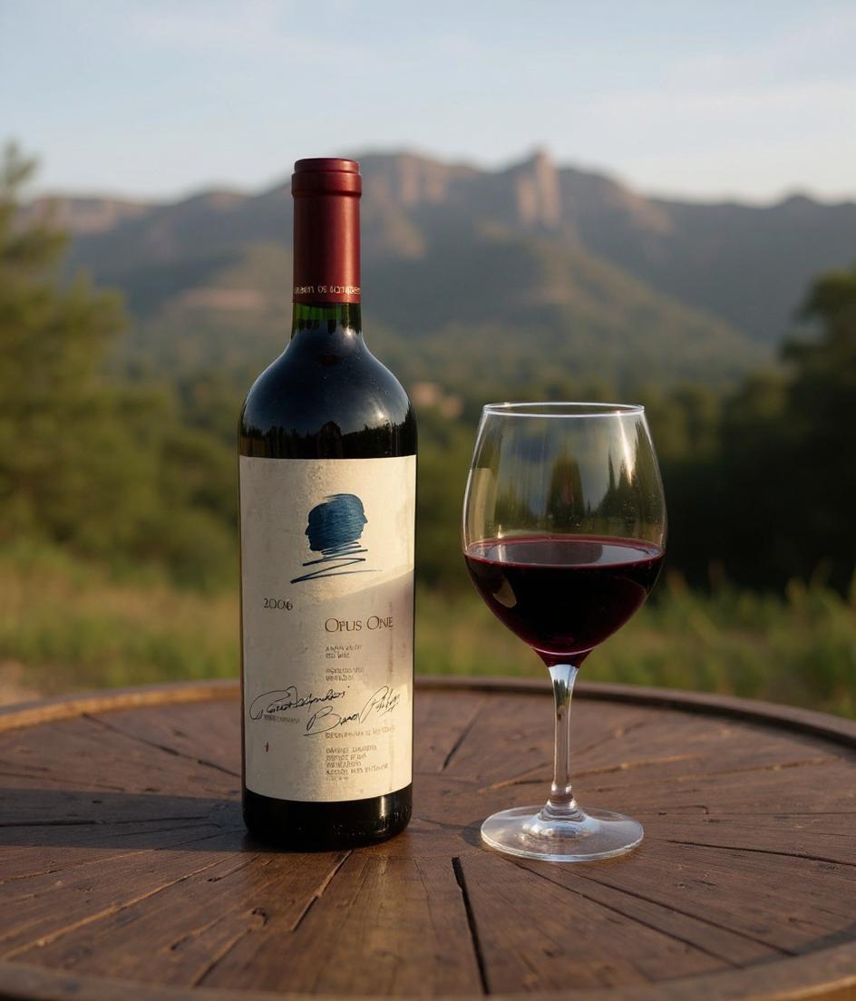 Opus One Napa Valley 2006 wine bottle front view