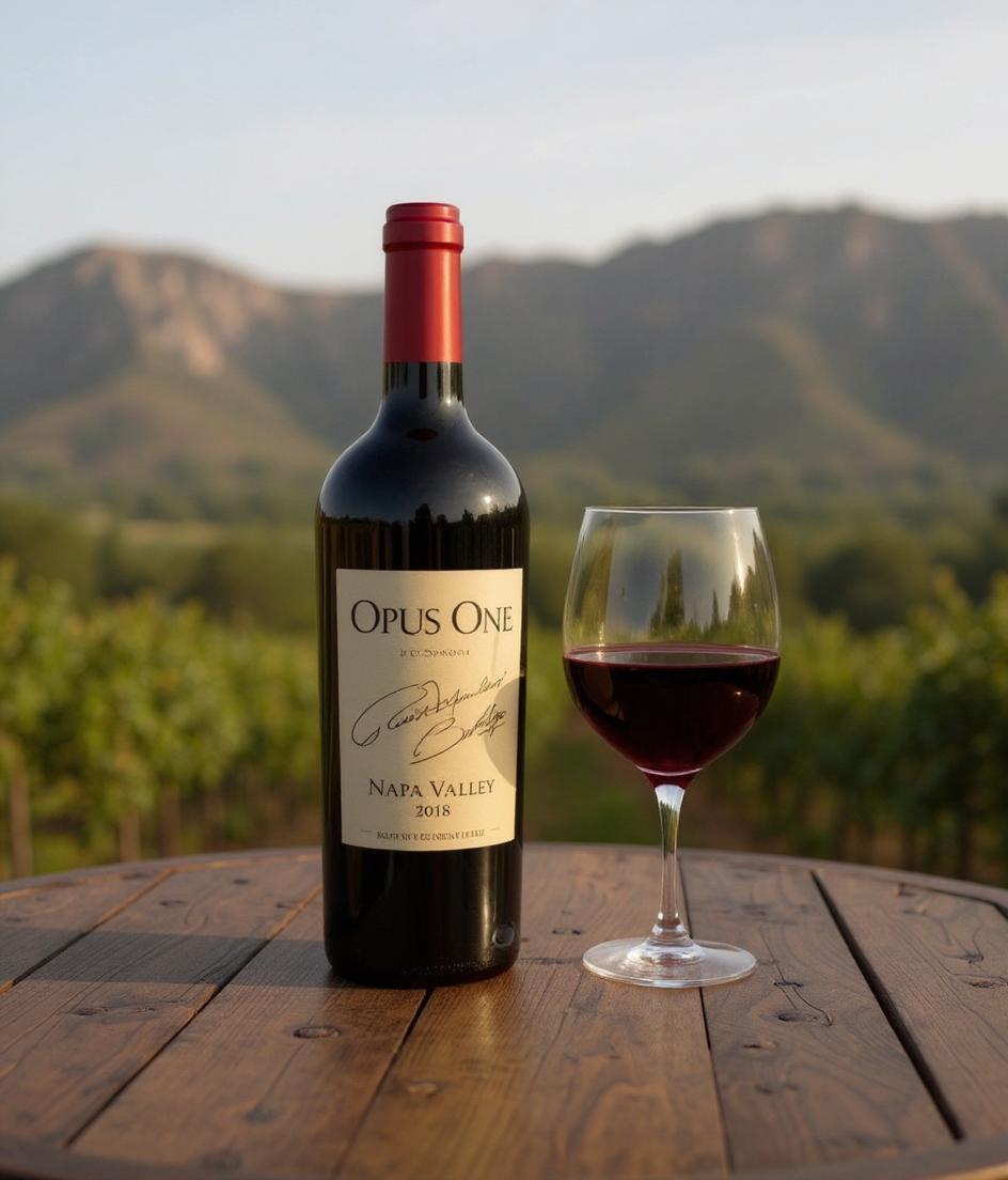 Opus One Napa Valley 2018 wine bottle