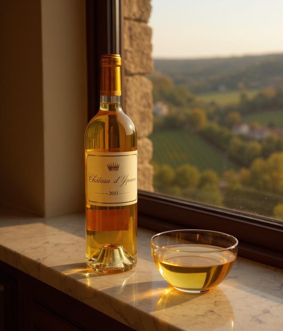 Chateau d'Yquem 2011 vintage wine bottle