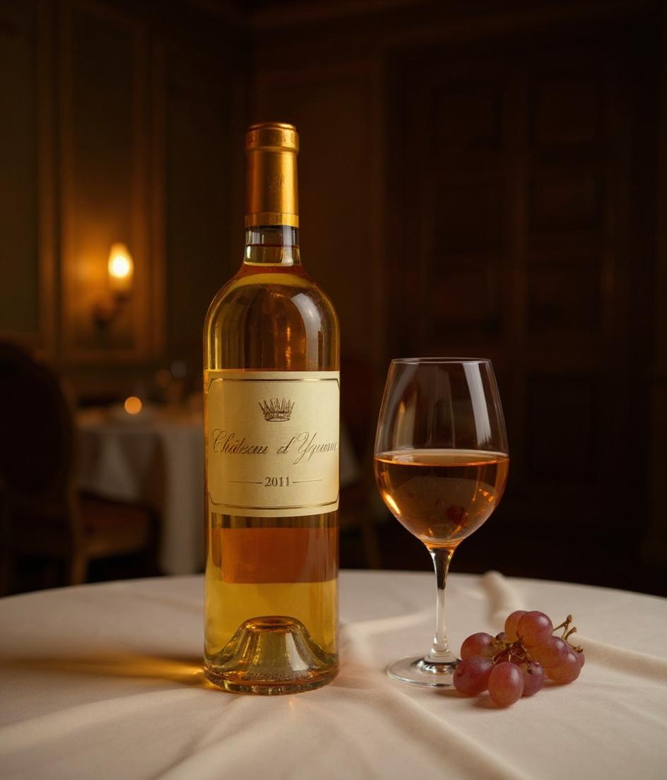 Chateau d'Yquem wine production and vineyard