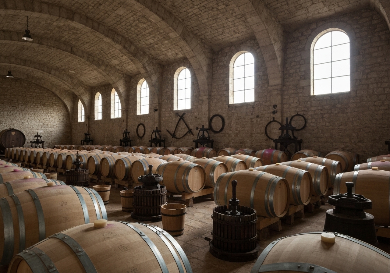Premium Bordeaux wine collection in wooden case