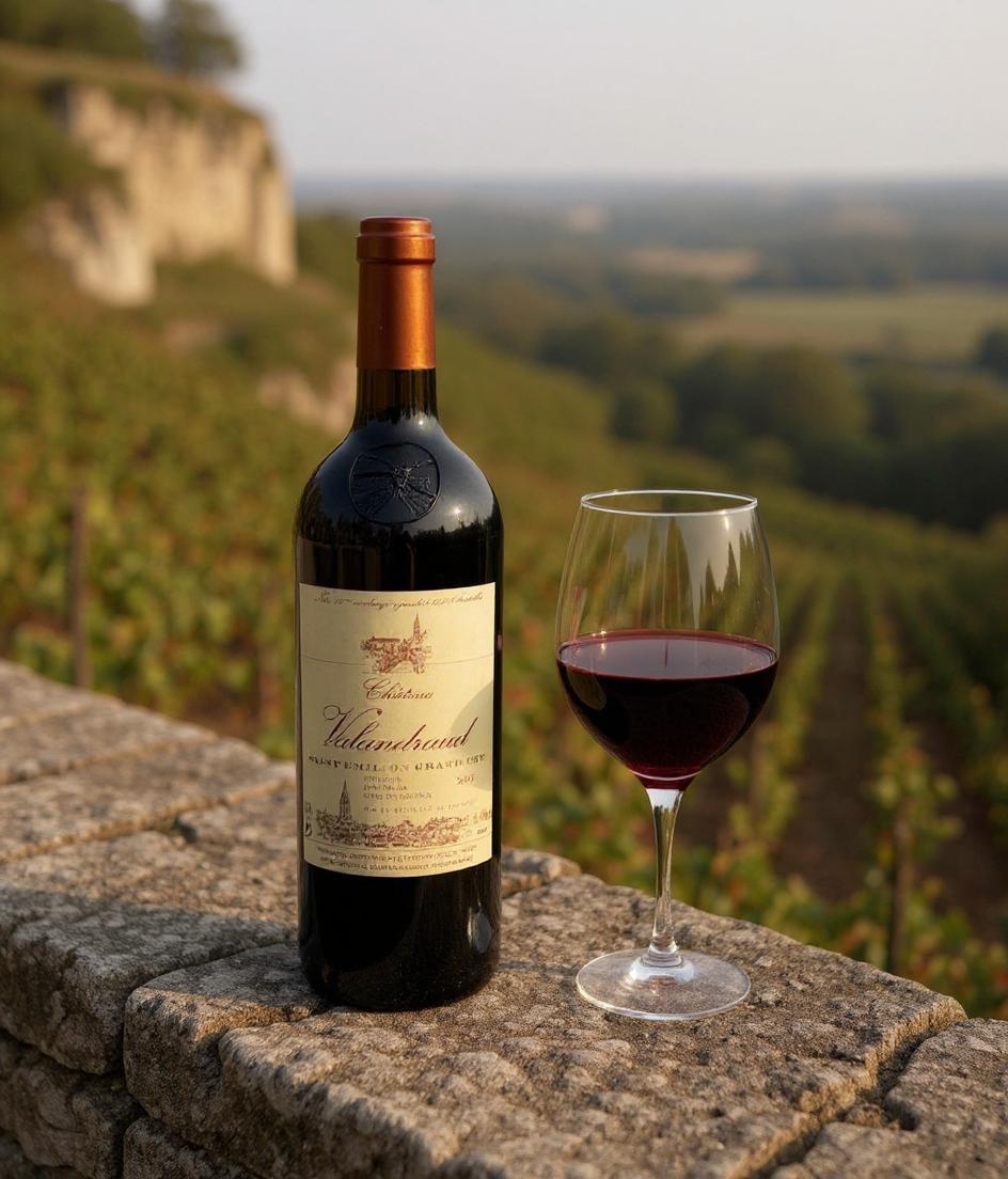 Chateau Valandraud 2003 vintage wine bottle