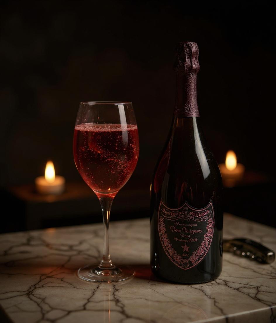 Dom Pérignon Rosé Moët Chandon 2004 luxury champagne