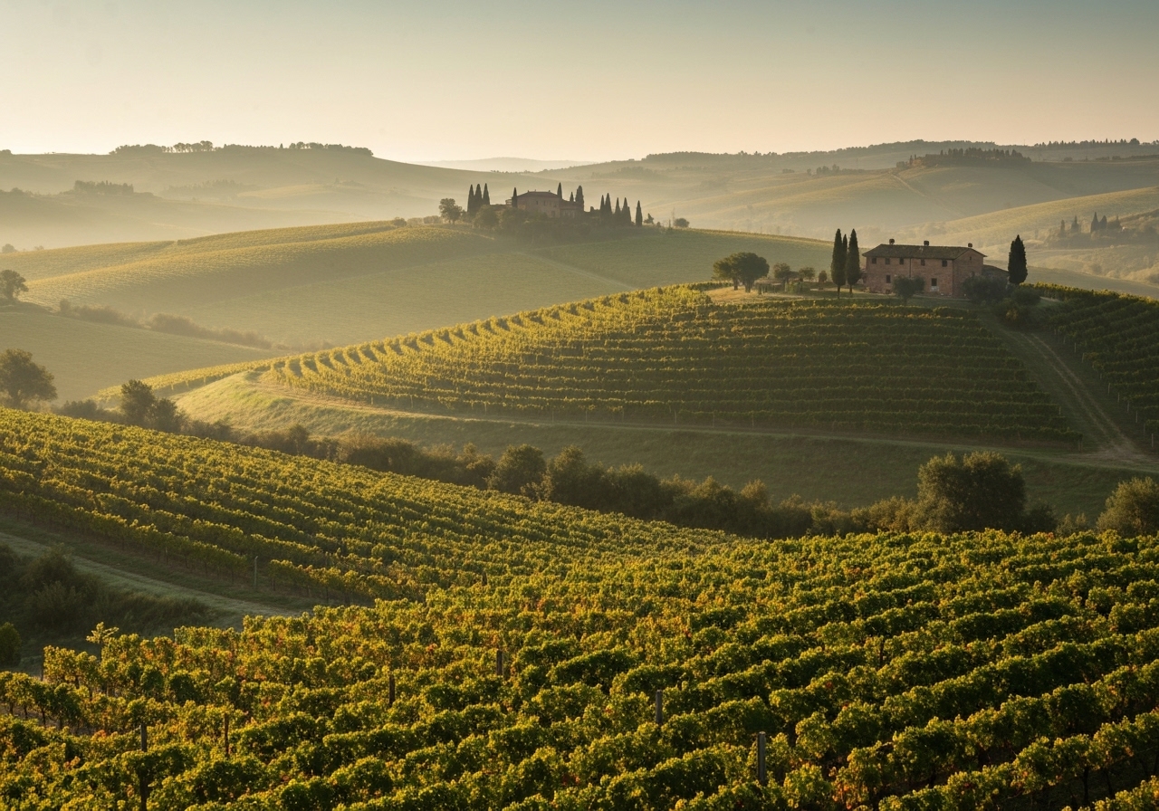 Ornellaia estate heritage and collectible wine display