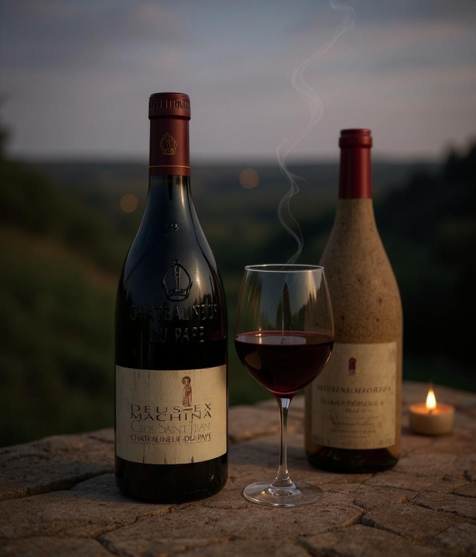 Clos Saint Jean vineyard and winemaking process
