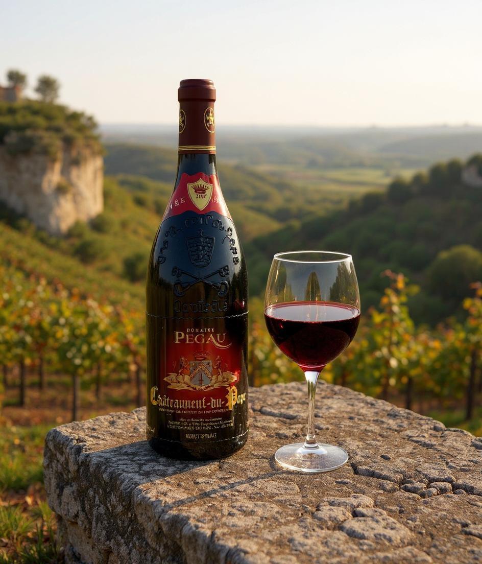 Domaine du Pegau Chateauneuf-du-Pape Cuvee da Capo 2007 wine bottle