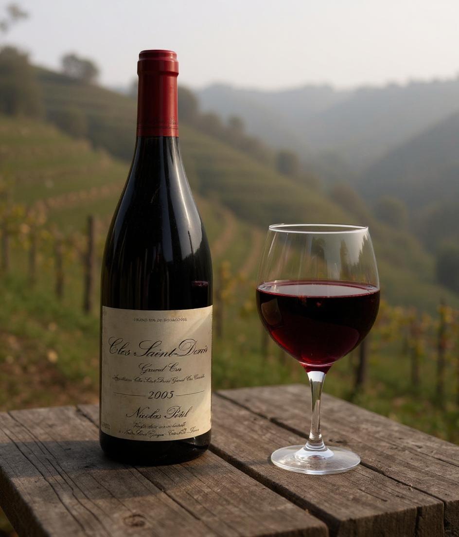 Nicolas Potel Clos Saint-Denis Grand Cru 2005 wine bottle