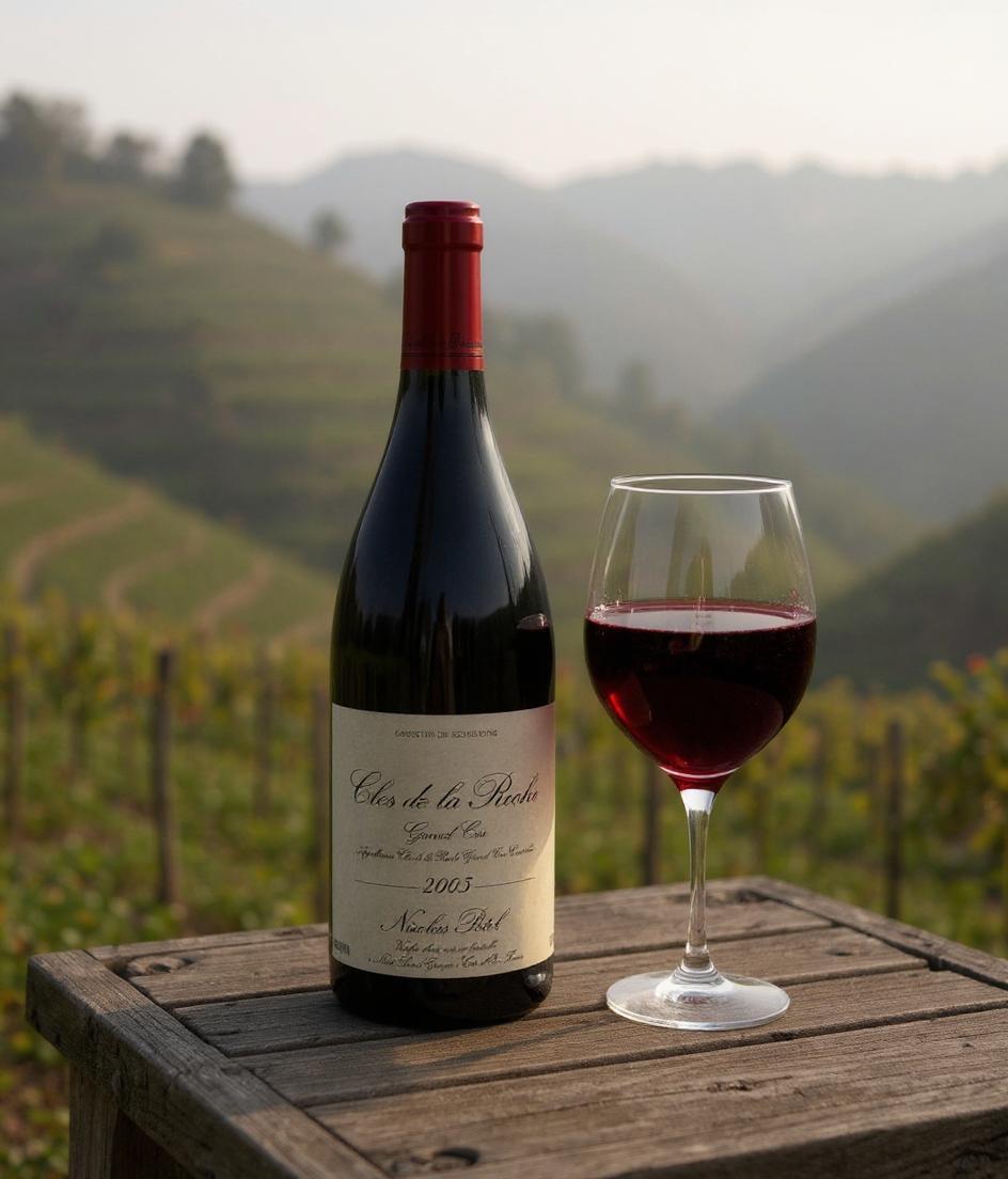 Nicolas Potel Clos de la Roche Grand Cru 2005 bottle front view