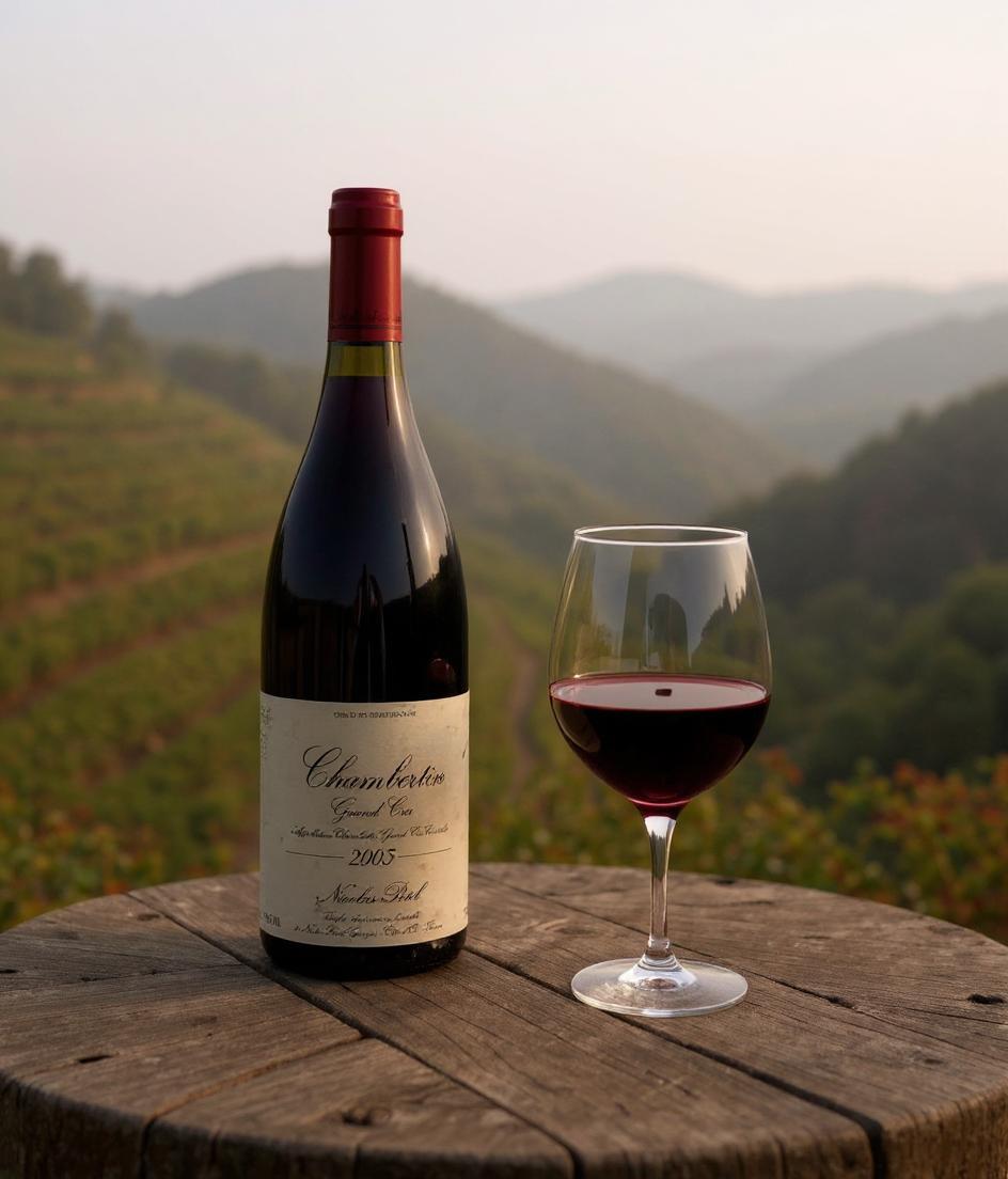 Nicolas Potel Maison Roche de Bellene Chambertin Grand Cru 2005 wine bottle