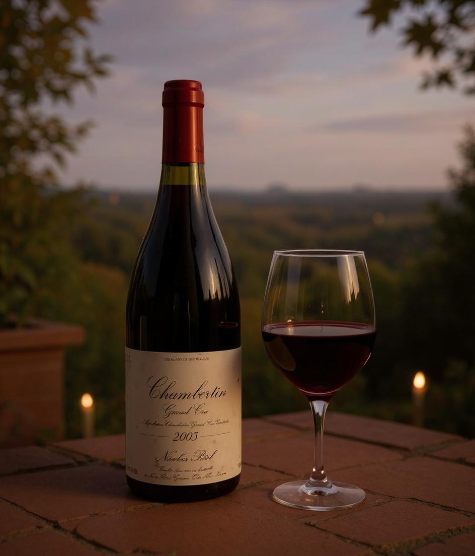 Nicolas Potel Chambertin Grand Cru 2005 wine details and label