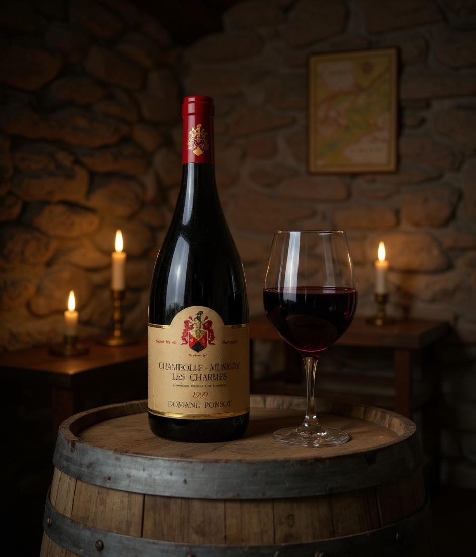 Domaine Ponsot Les Charmes Premier Cru wine label detail