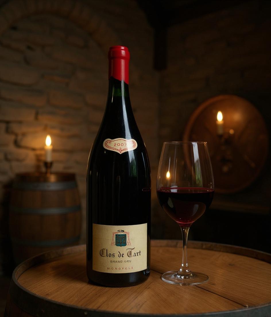 Domaine du Clos de Tart Grand Cru Monopole 2007 3L bottle side view