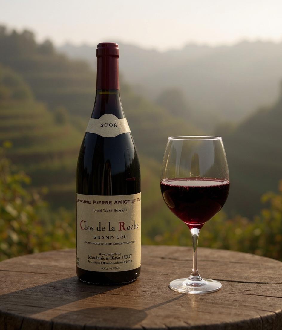 Domaine Amiot et Fils Clos de la Roche Grand Cru 2006 wine bottle