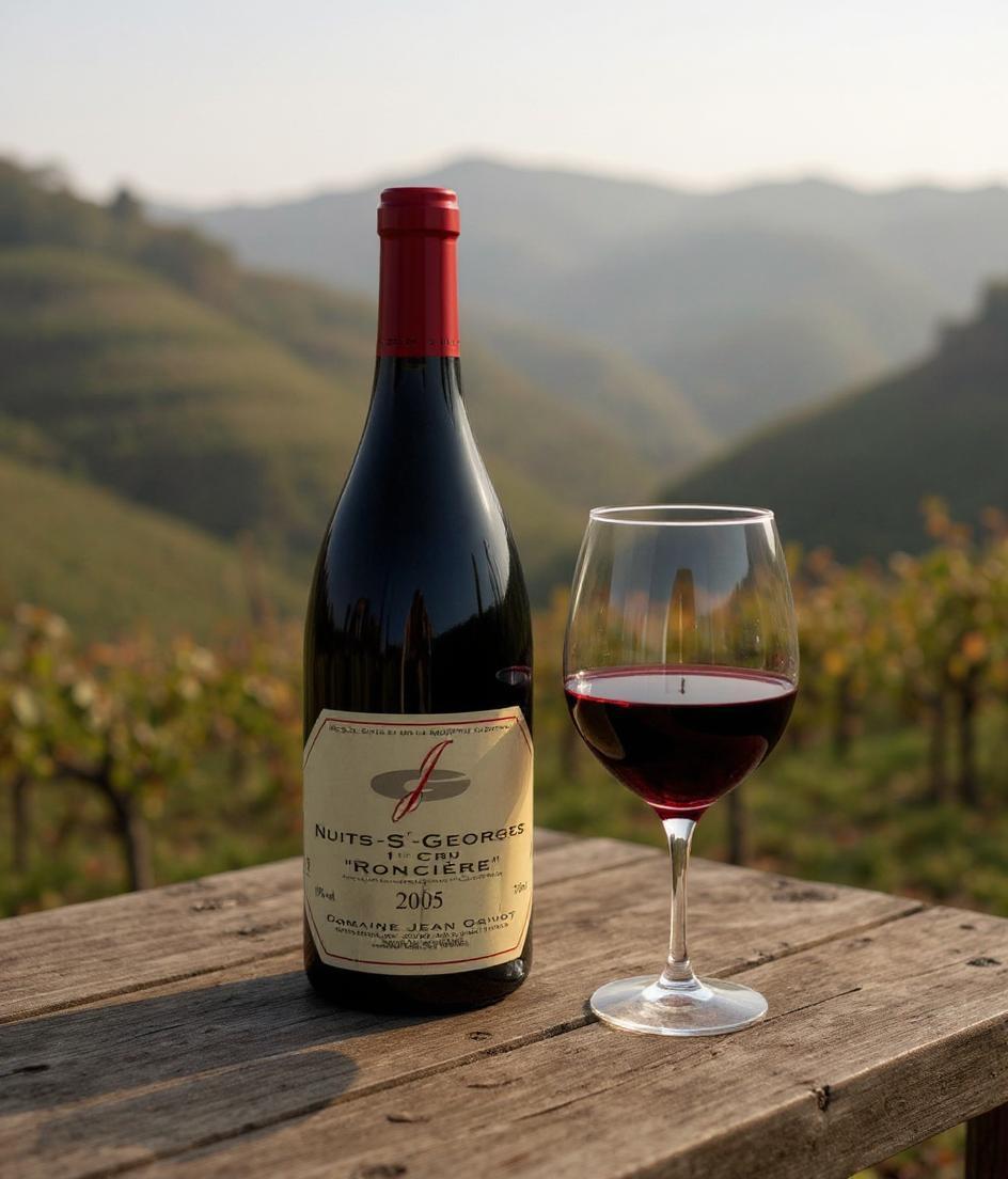 Domaine Jean Grivot Nuits-Saint-Georges Premier Cru Ronciere 2005 bottle
