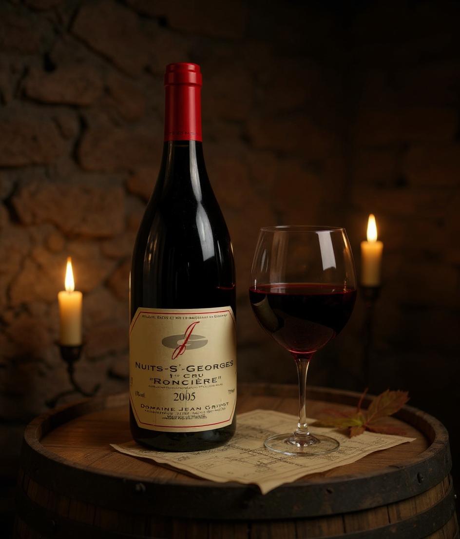 Domaine Jean Grivot wine label detail