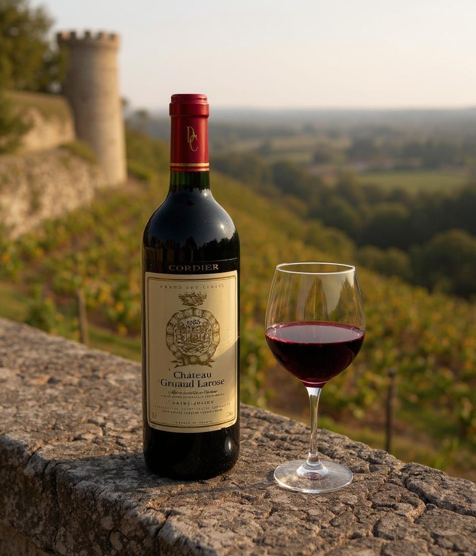 Chateau Gruaud-Larose 1986 Bordeaux wine bottle