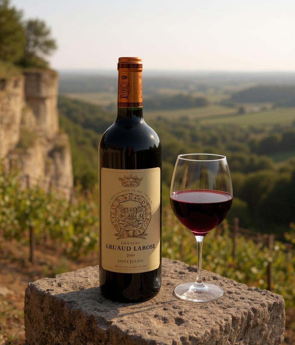 Chateau Gruaud-Larose 2009 Bordeaux wine bottle
