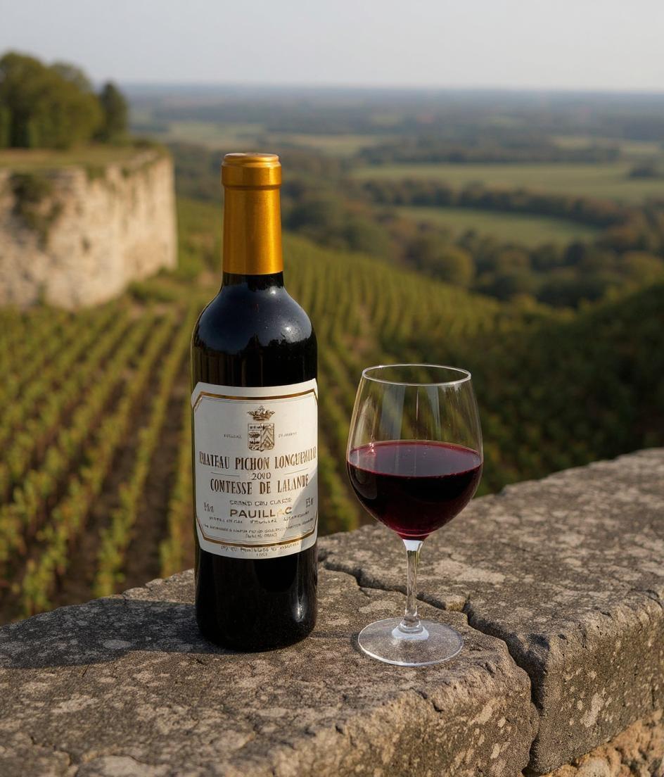 Chateau Pichon Longueville Comtesse de Lalande 2000 vintage wine bottle