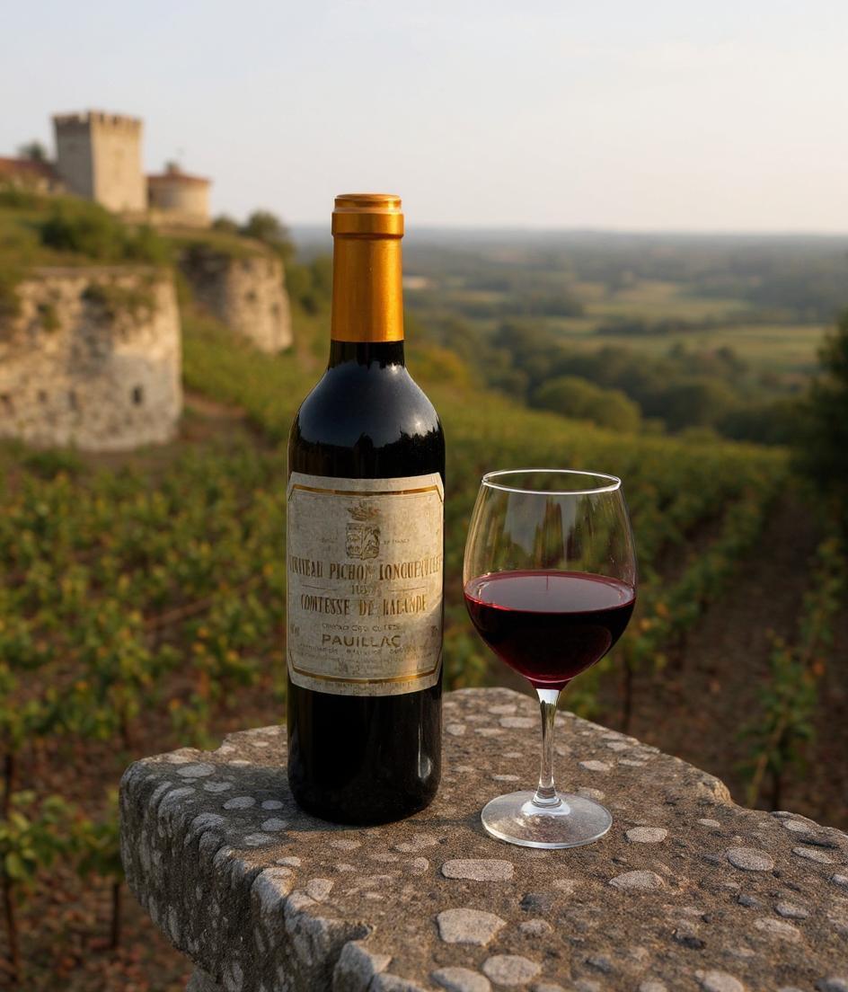 Chateau Pichon Longueville Comtesse de Lalande 1995 vintage wine bottle