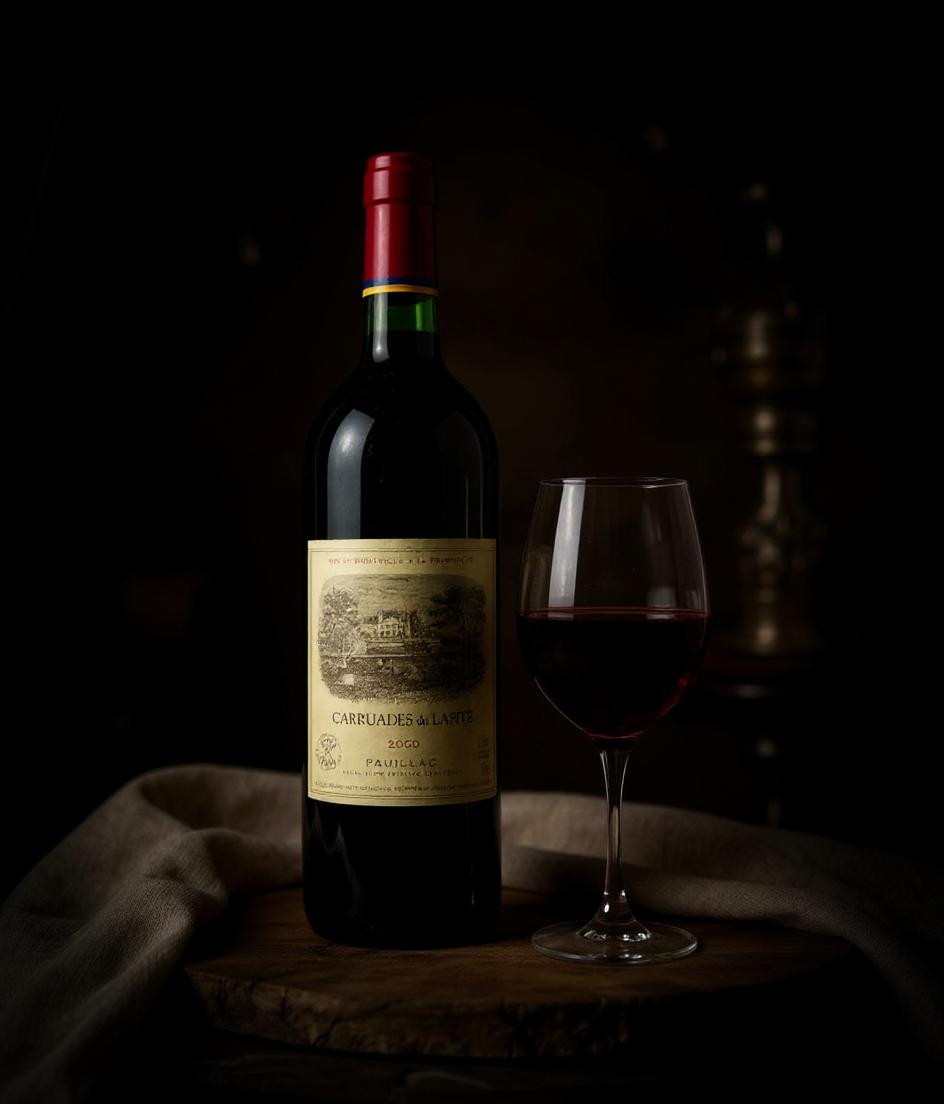 Chateau Lafite Rothschild Carruades wine label detail and vintage characteristics