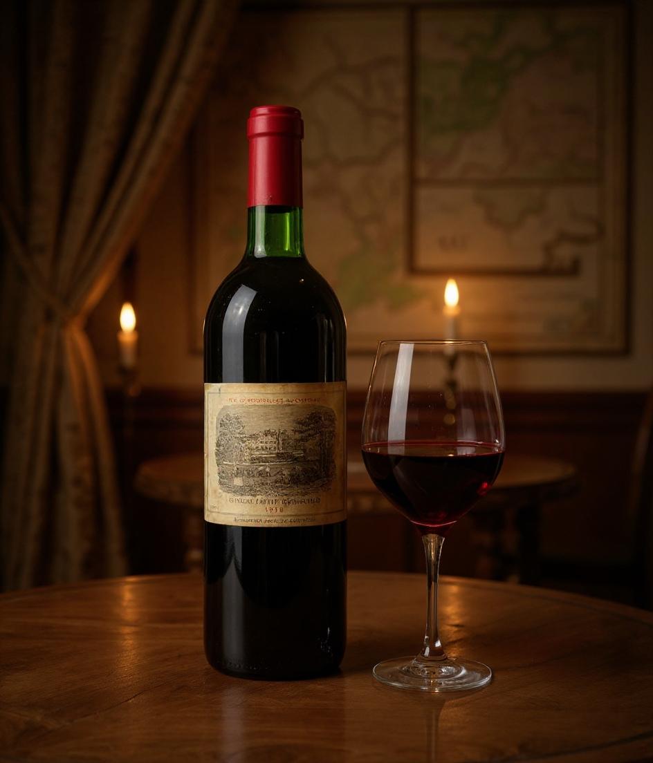 Chateau Lafite Rothschild 1970 wine details and label