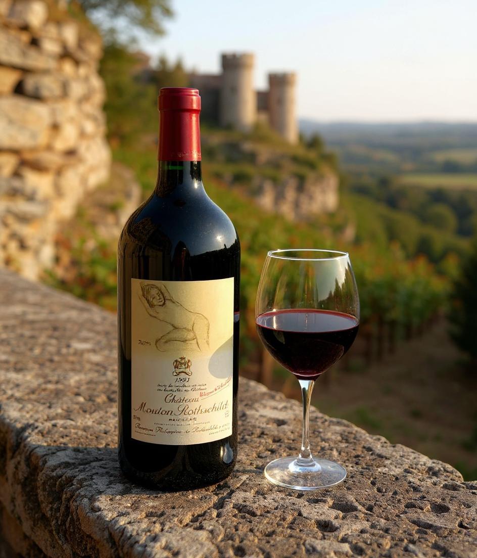 Chateau Mouton Rothschild 1993 collectible Bordeaux wine