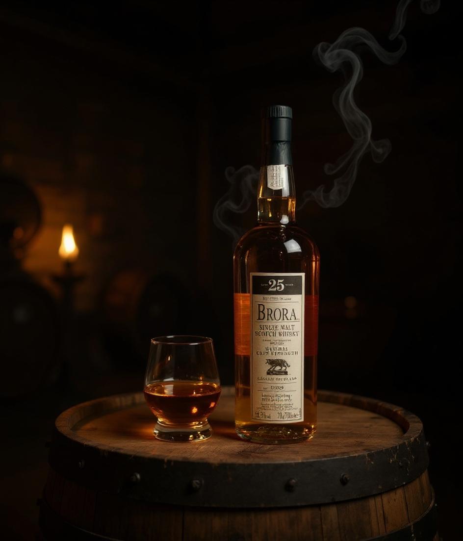 Brora whisky detailed view