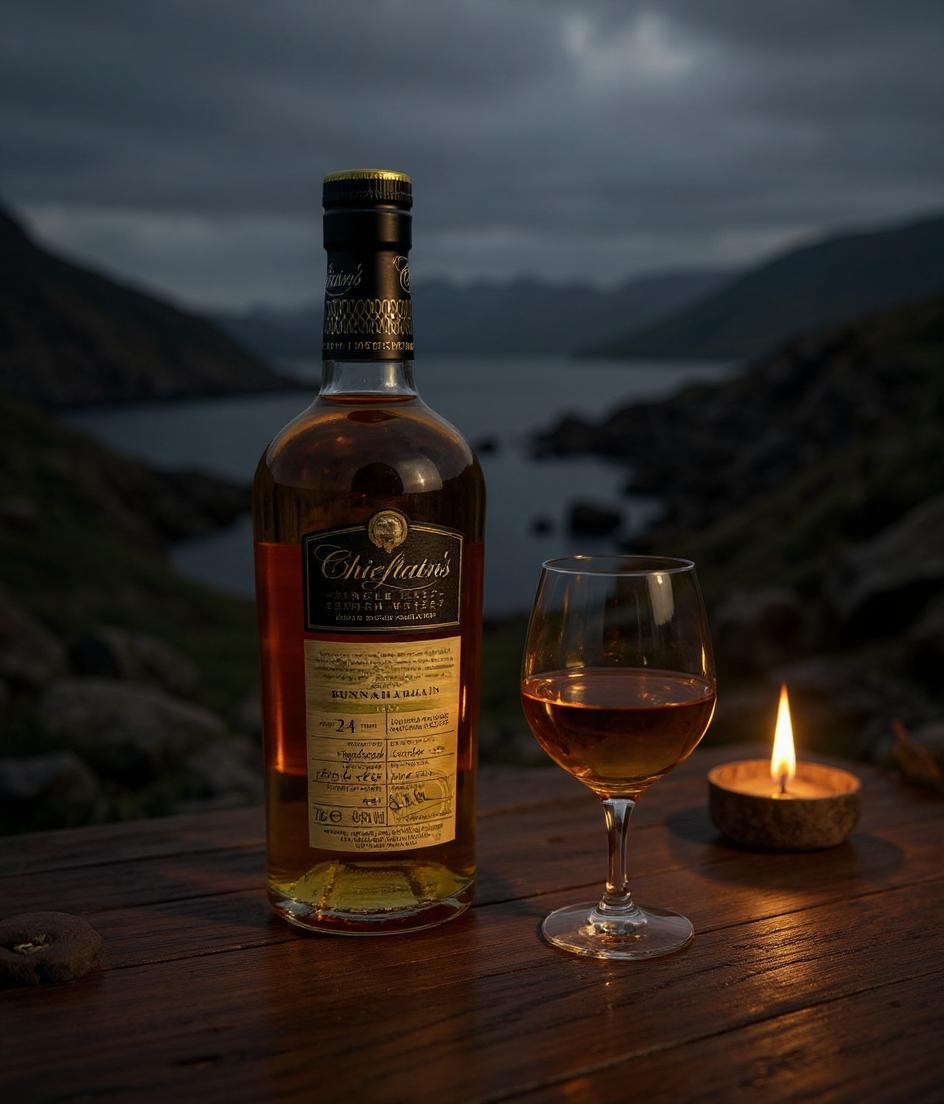 Chieftain's Bunnahabhain 24 Year Old Single Malt 1989 whisky bottle detail