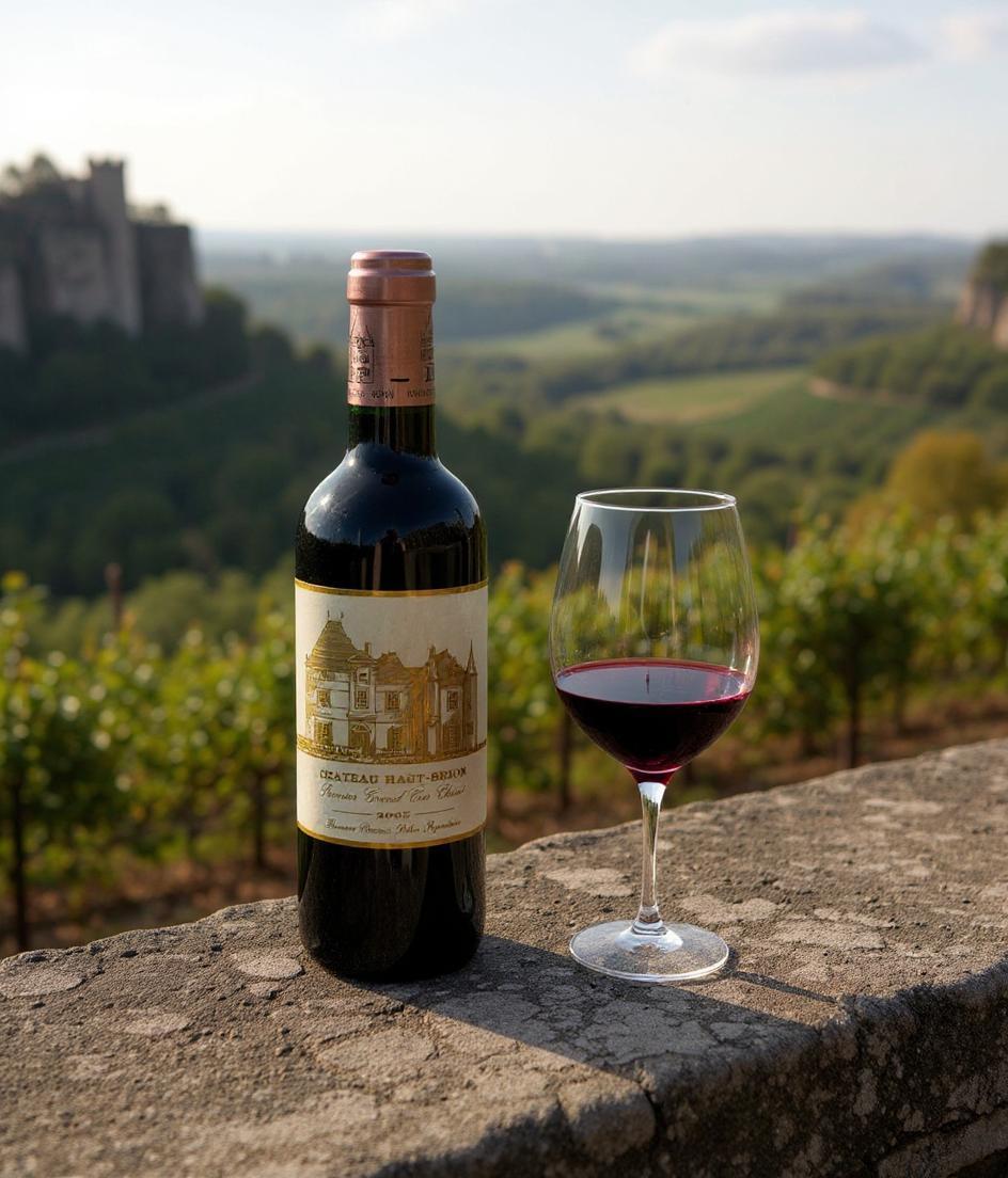 Chateau Haut-Brion 2005 vintage wine bottle