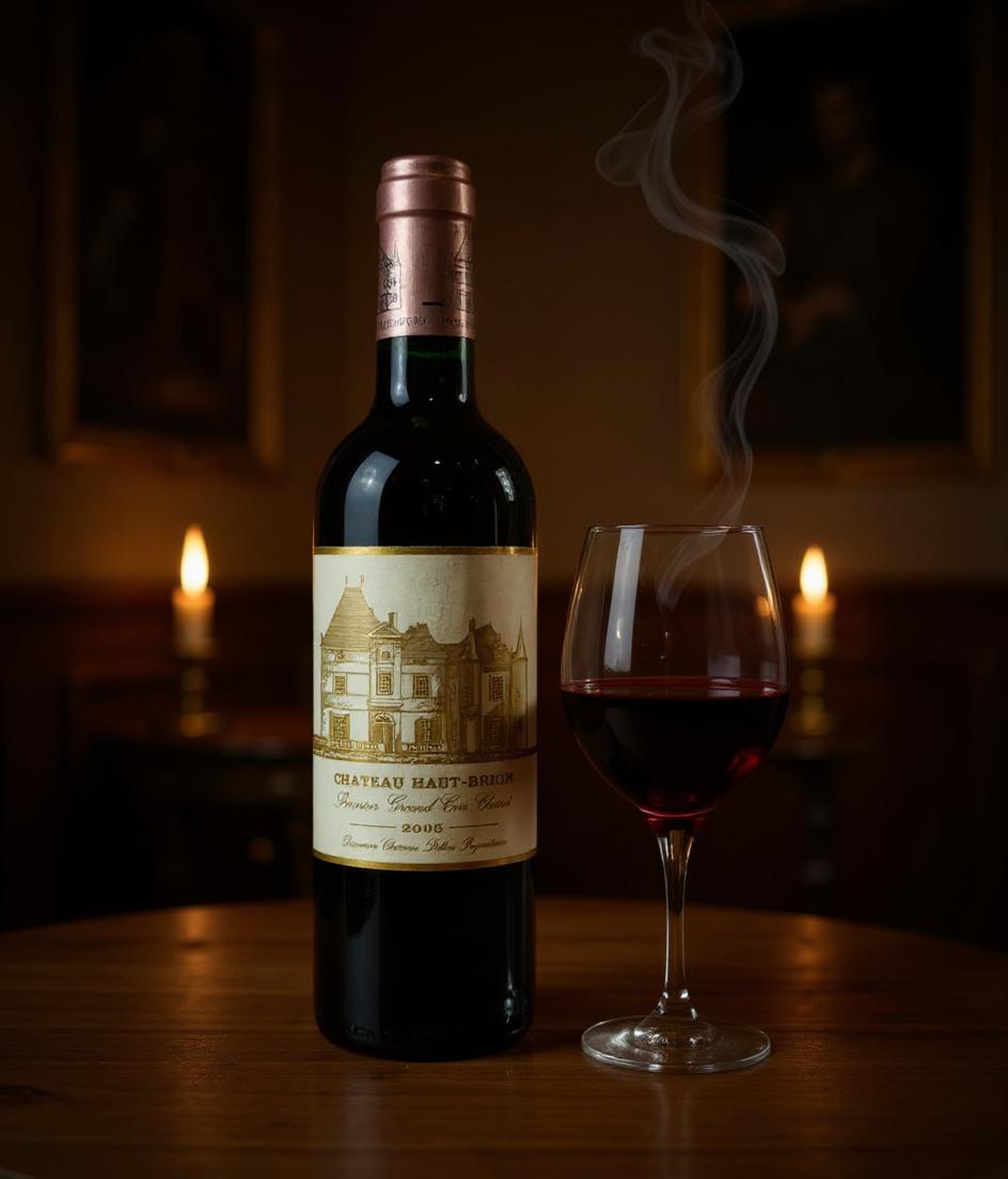 Chateau Haut-Brion wine label detail