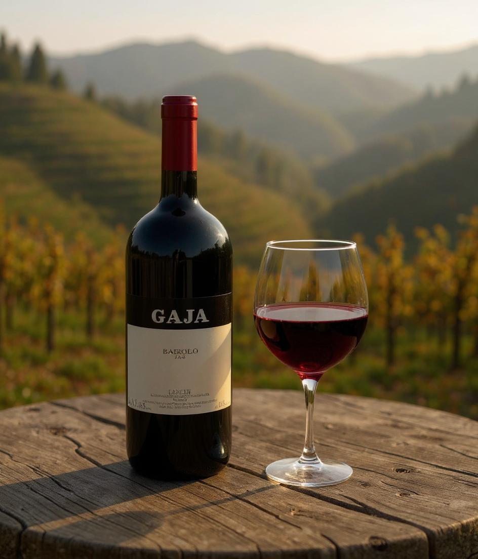 Gaja Barolo Conteisa 2005 wine bottle