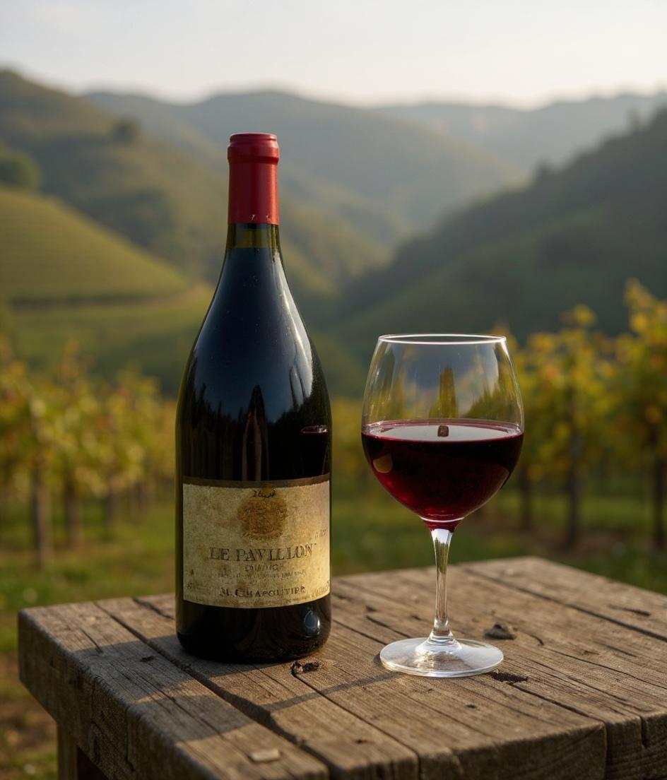 Ermitage Le Pavillon M. Chapoutier 2006 vintage wine bottle