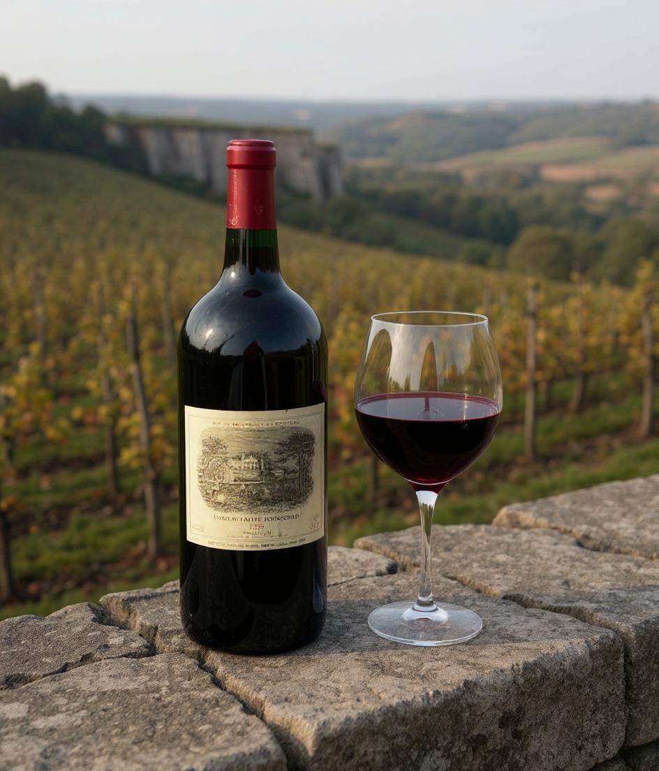 Chateau Lafite Rothschild 1995 3L vintage wine bottle