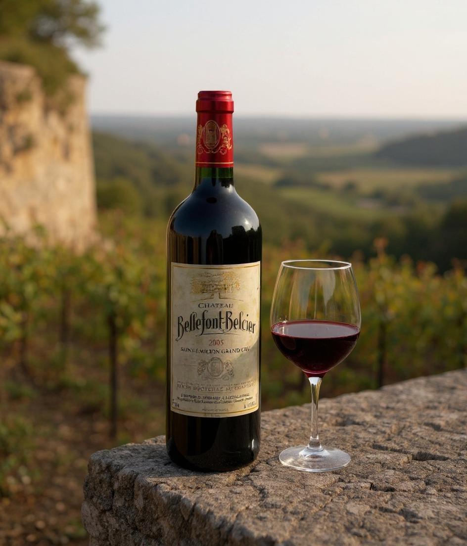 Chateau Bellefont-Belcier 2005 Bordeaux wine bottle Saint-Emilion