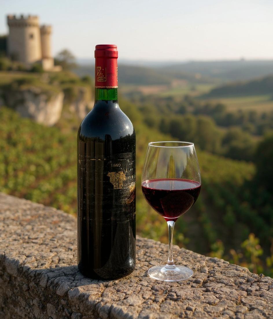 Chateau Palmer 1990 vintage Bordeaux wine bottle