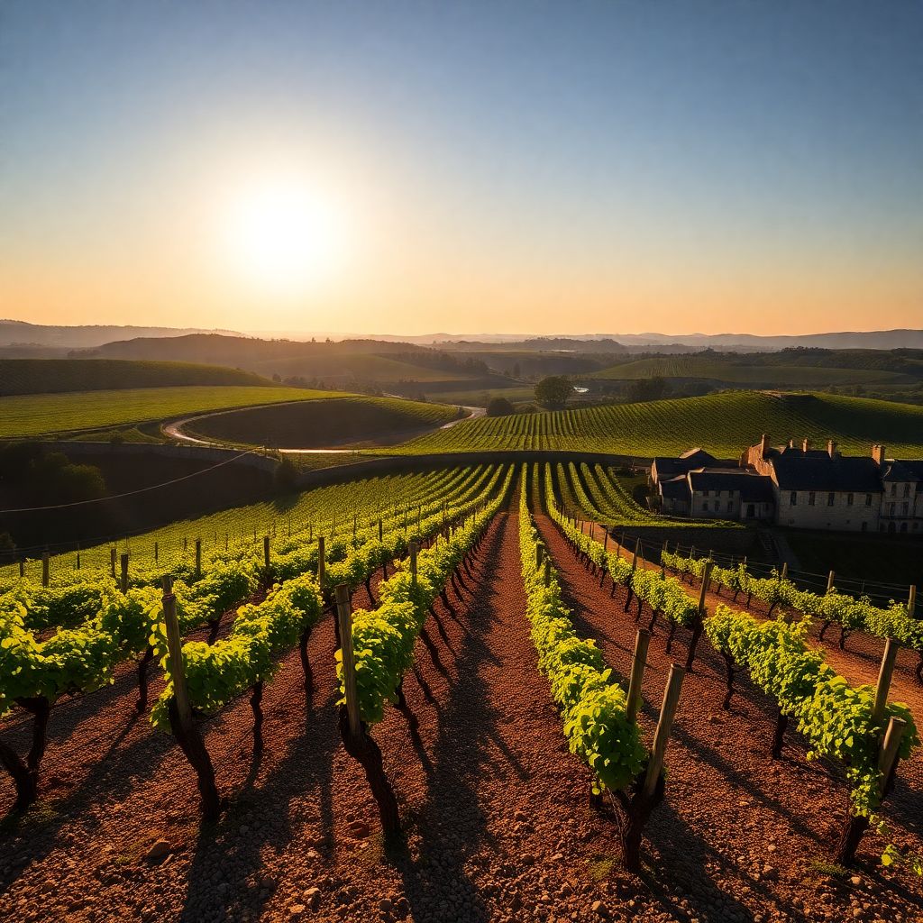 Chateau Palmer estate vineyard Margaux