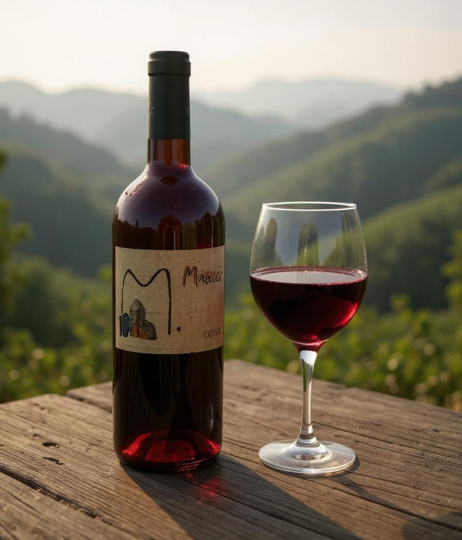 Miani Calvari Refosco 2004 wine bottle