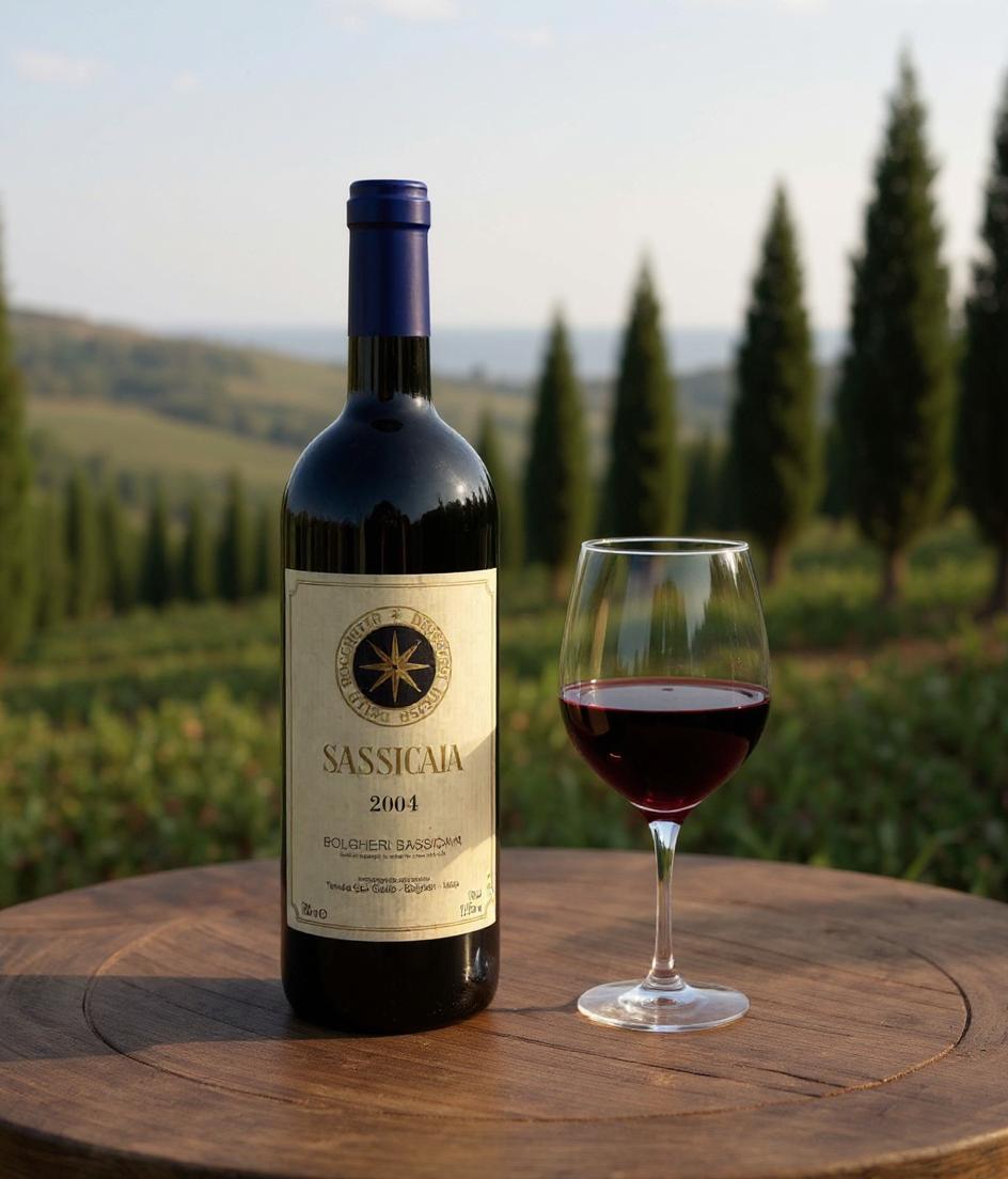 Tenuta San Guido Sassicaia 2004 wine bottle exclusive vintage