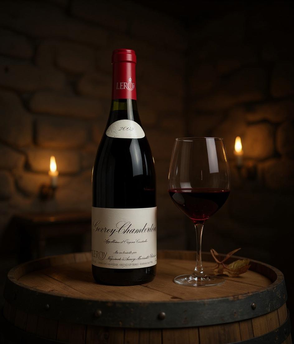 Leroy Gevrey-Chambertin 2009 wine label detail
