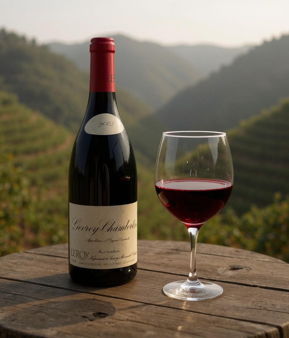 Leroy Gevrey-Chambertin 2003 Grand Cru Burgundy wine bottle