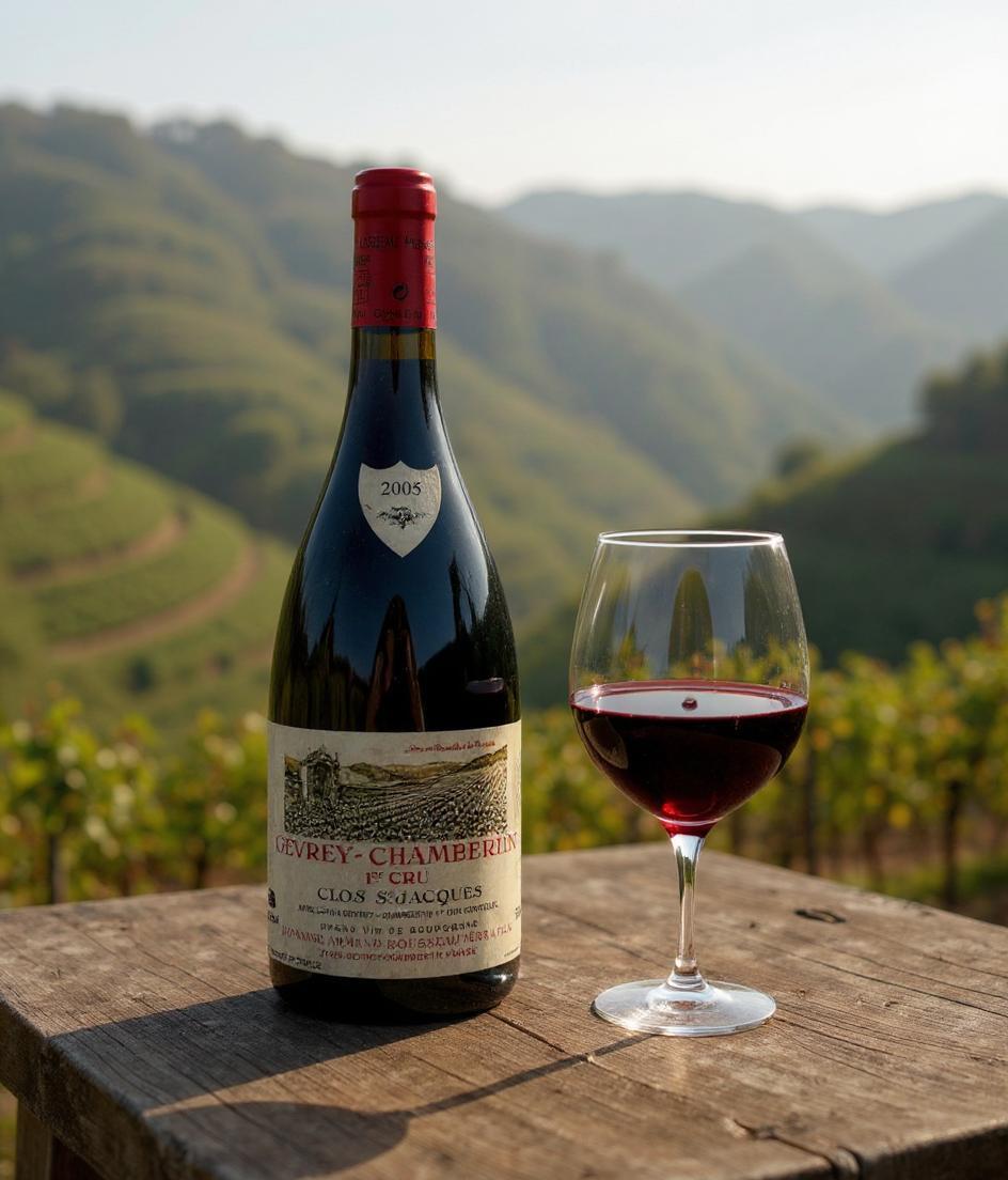 Clos Saint-Jacques Gevrey-Chambertin Premier Cru 2005 wine bottle