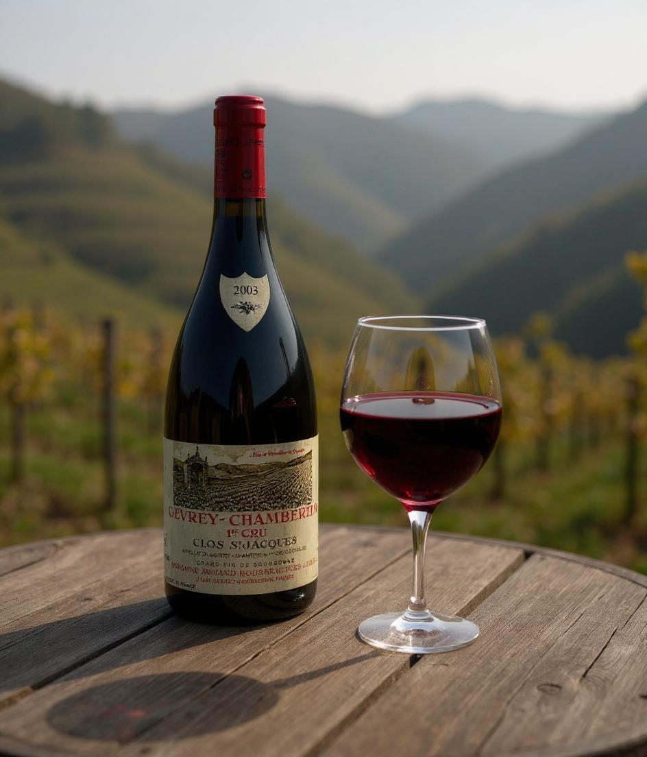 Clos Saint-Jacques Gevrey-Chambertin Premier Cru 2003 wine bottle