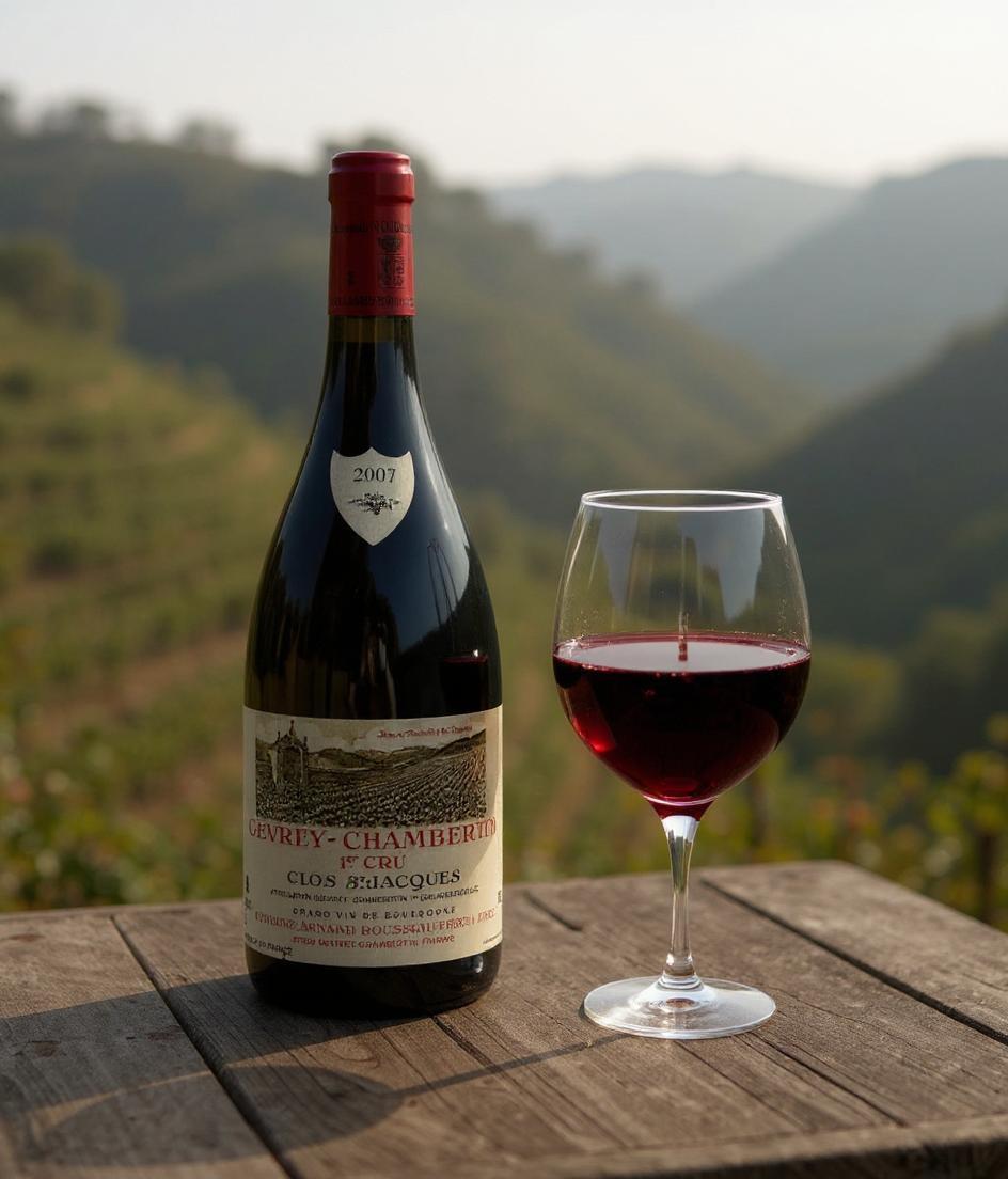 Clos Saint-Jacques Gevrey-Chambertin Premier Cru 2007 wine bottle
