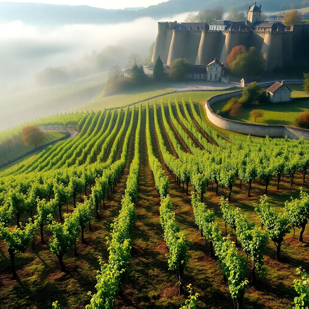 Premium Burgundy wine collection and heritage